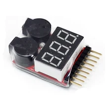 500 шт. 1-8 s низкая Напряжение звуковой сигнал 1-8 s Липо/литий-ионный/fe Батарея напряжение 2in1 тестер vistapower для RC BB кольцо