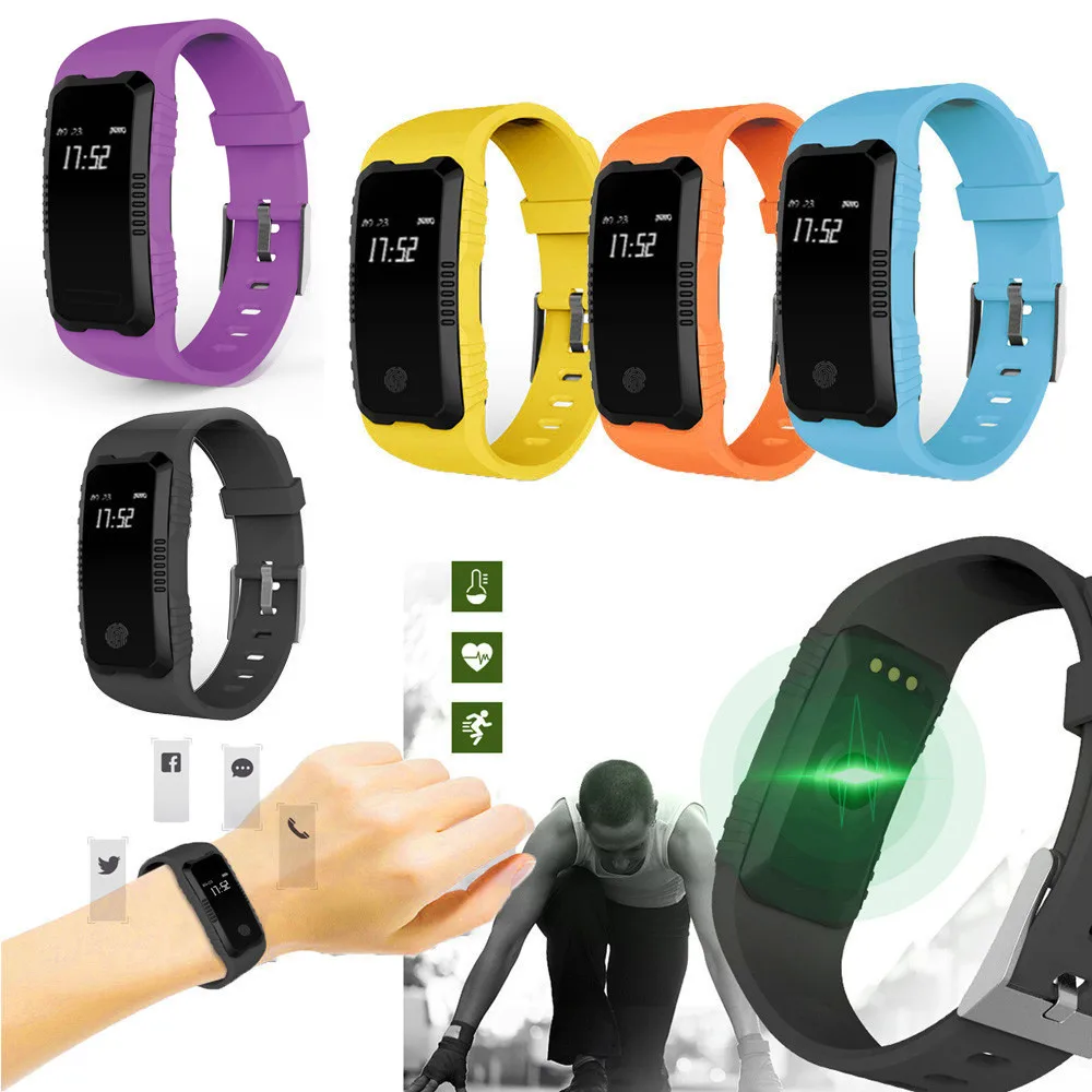 

Stylish Design H1 Heart Rate Blood Pressure Monitor Slot Wrist Waterproof Bluetooth Touch Screen Smart Watch Gift Dropshipping