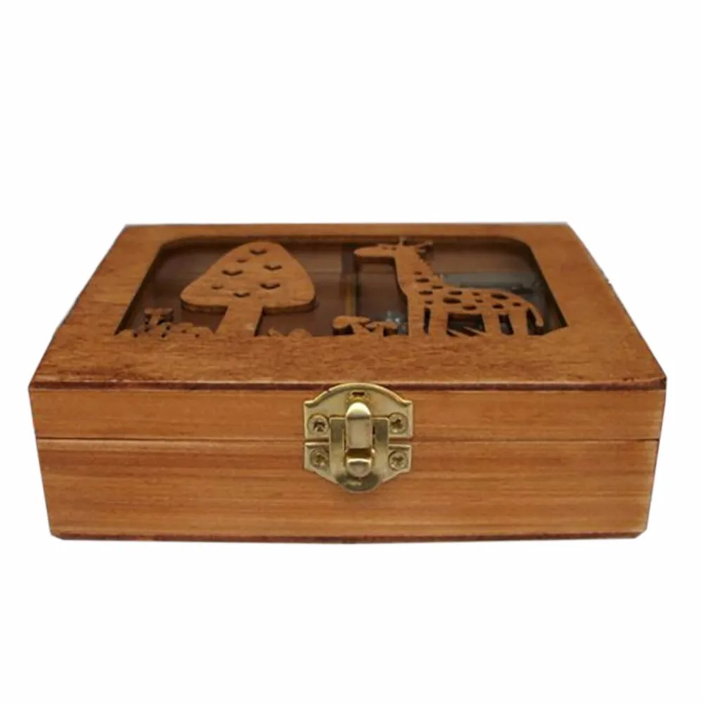 Романтическая деревянная мини-музыкальная шкатулка в стиле ретро, оригинальная музыкальная шкатулка, Классическая Подарочная коробка для хранения на день рождения