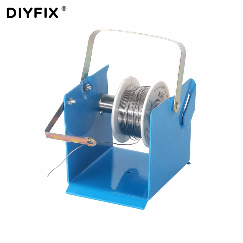 DIYFIX Tin Lead Soldering Wire Metal Holder Stand Welding Solder Wire