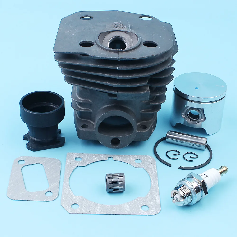 

Nikasil Plated Cylinder Piston Kit Gasket For Husqvarna 350 351 353 346XP (44mm) Chainsaw Intake Manifold Needle Bearing Spark