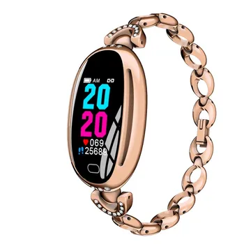 

E68 Smart Watch Women 0.96 Inch Heart Rate Monitor IP67 Waterproof Sport Fitness Brecelet 14 Days Standby Health Wristband