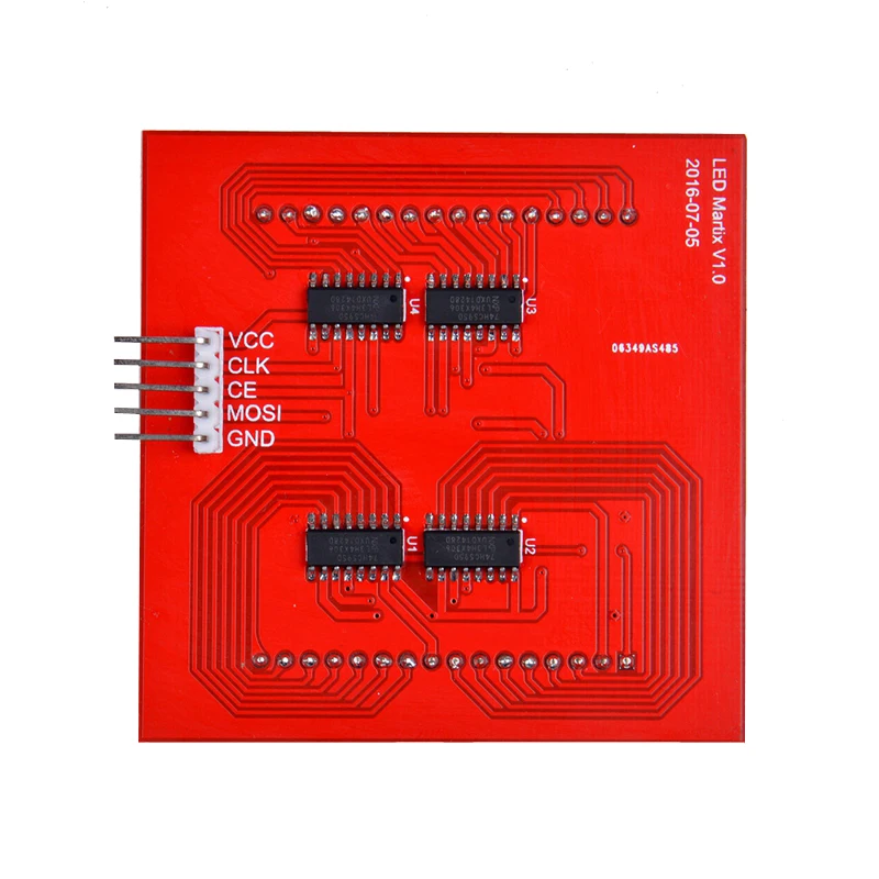 Raspberry Pi RPI RGB модуль светодиодной матрицы с чипом 74HC595 поддержка SPI протокол