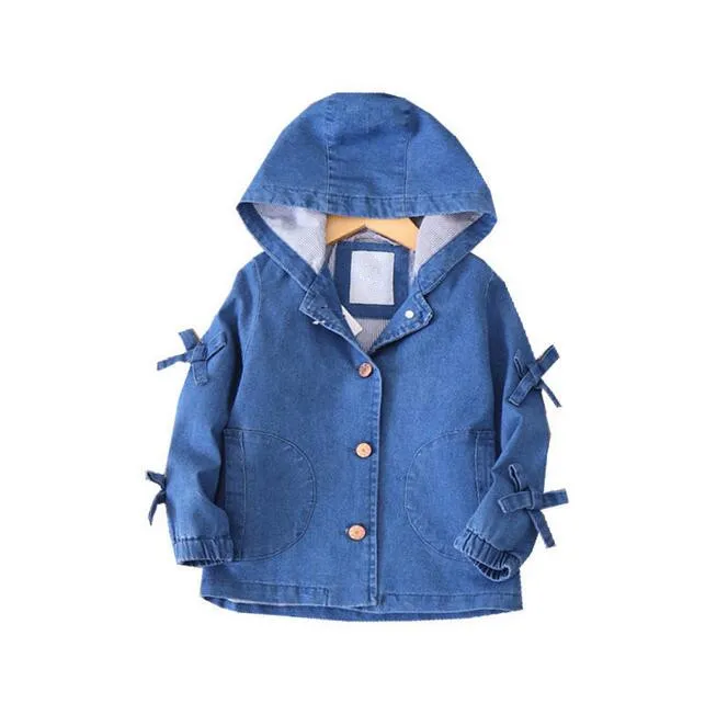 

Y 2018 Autumn Fashion Baby Jacket For Girls Jacket Denim Coat for Girls Clothes For Girls Clothes Children baby Clothes