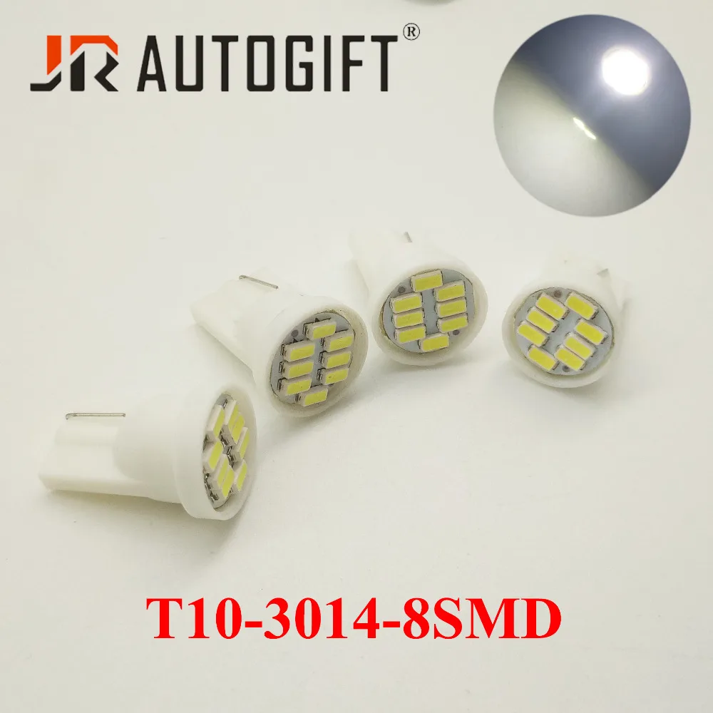 10 шт. автомобильный Стайлинг 24В 12В T10 8 SMD 3014 4014 Светодиодные Автомобильные лампы 194
