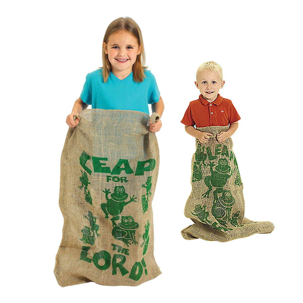Bohs Outdoor Interactive Children Potato Sack Race Jumping Frog Bohs Outdoor Interactive Children Potato Sack Race Jumping Frog Linen Bag Team Toy In Sports From Toys Hobbies On Aliexpress Alibaba Group