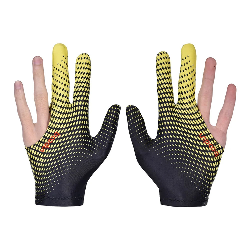 Новые бильярдные перчатки трехпальцевые перчатки Shun rod высокие эластичные впитывающие пот износостойкие бильярдные перчатки