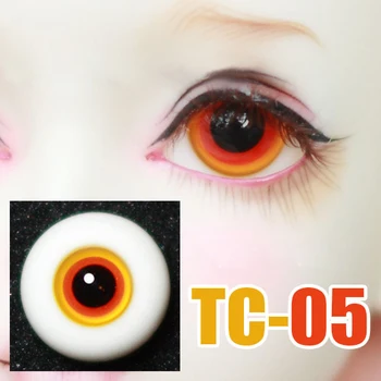 

Doll eyes red orange layered no stripes glass eyes for 1/3 1/4 1/6 BJD SD DD MSD MDD YOSD Uncle doll safety eyes TC-05