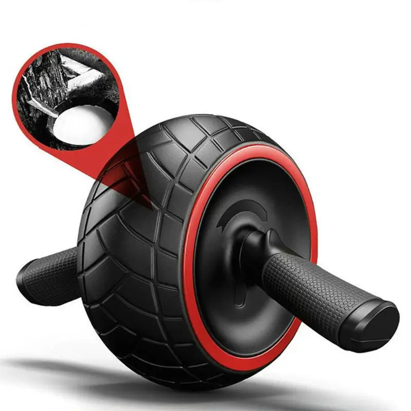 Наставник без Шум колесо круглый для тренировки мышц живота основной тренер Талия рука силовые упражнения тренажеры