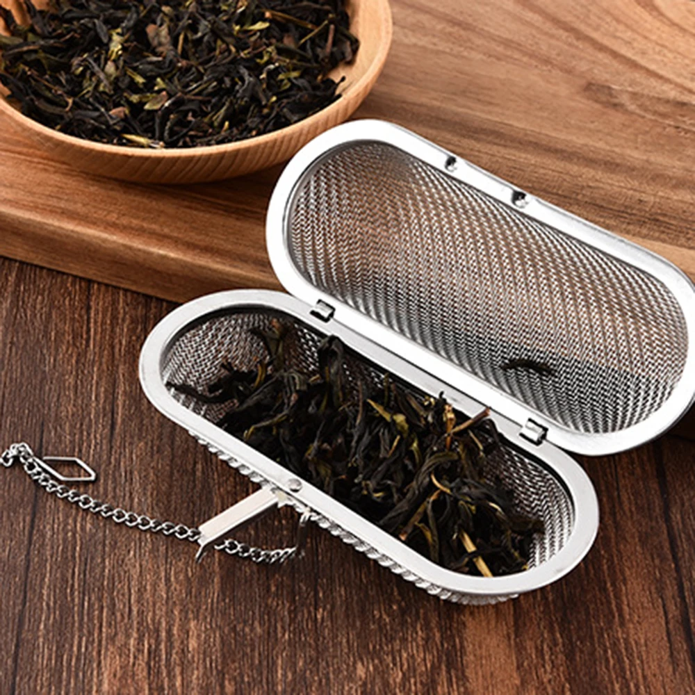 

Stainless Steel Tea Infuser Handbag Design Metal Tea Strainer for Mug Fancy Filter for Puer Tea Herb Tea Tools Accessories