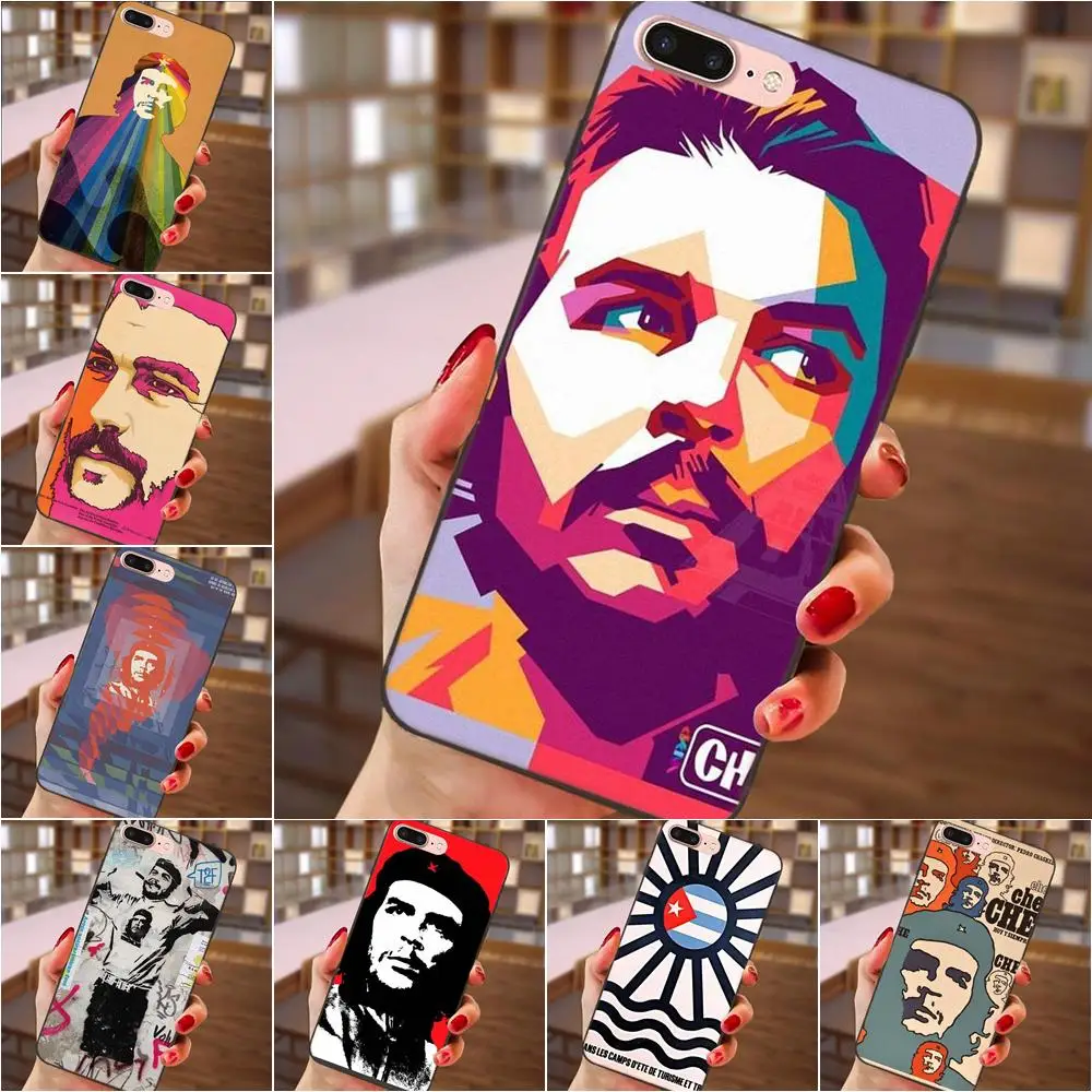 

For Huawei Honor Enjoy Mate Note 6s 8 9 10 20 Lite Play Pro P smart Soft TPU Cell Phone Case Cover Ernesto Guevara El Che Art