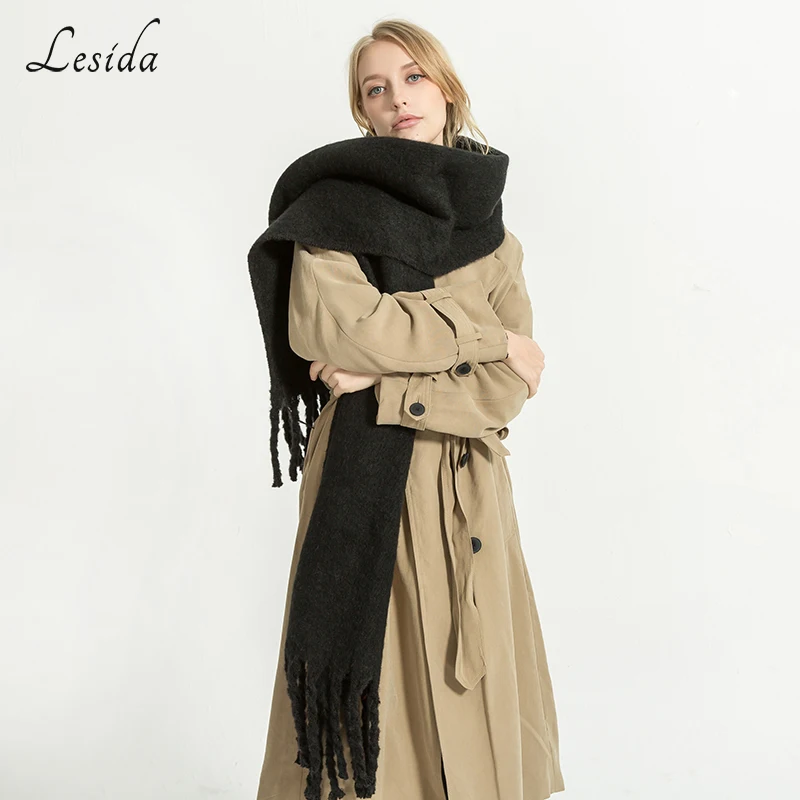 Luxury Brand Red Cashmere Wool Scarf Women Large Tippet Winter Tassel Stole Thick Warm solid color Scarves 200*50CM 3428 Luxury Brand Red Cashmere Wool Scarf Women Large Tippet Winter Tassel Stole Thick Warm solid color Scarves 200*50CM 3428