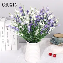 Искусственный шелк 7 Лаванда для внутреннего и наружного декора поддельные цветы настольные аксессуары реквизит для свадебной фотосъемки 1 шт