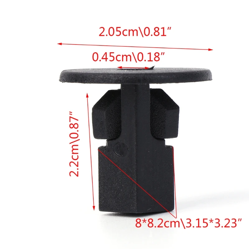 QILEJVS-50-Stks-Auto-Sluiting-Clips-Bumper-Inner-Fender-Klinknagels-Push-8x8-2mm-Voor-Toyota4