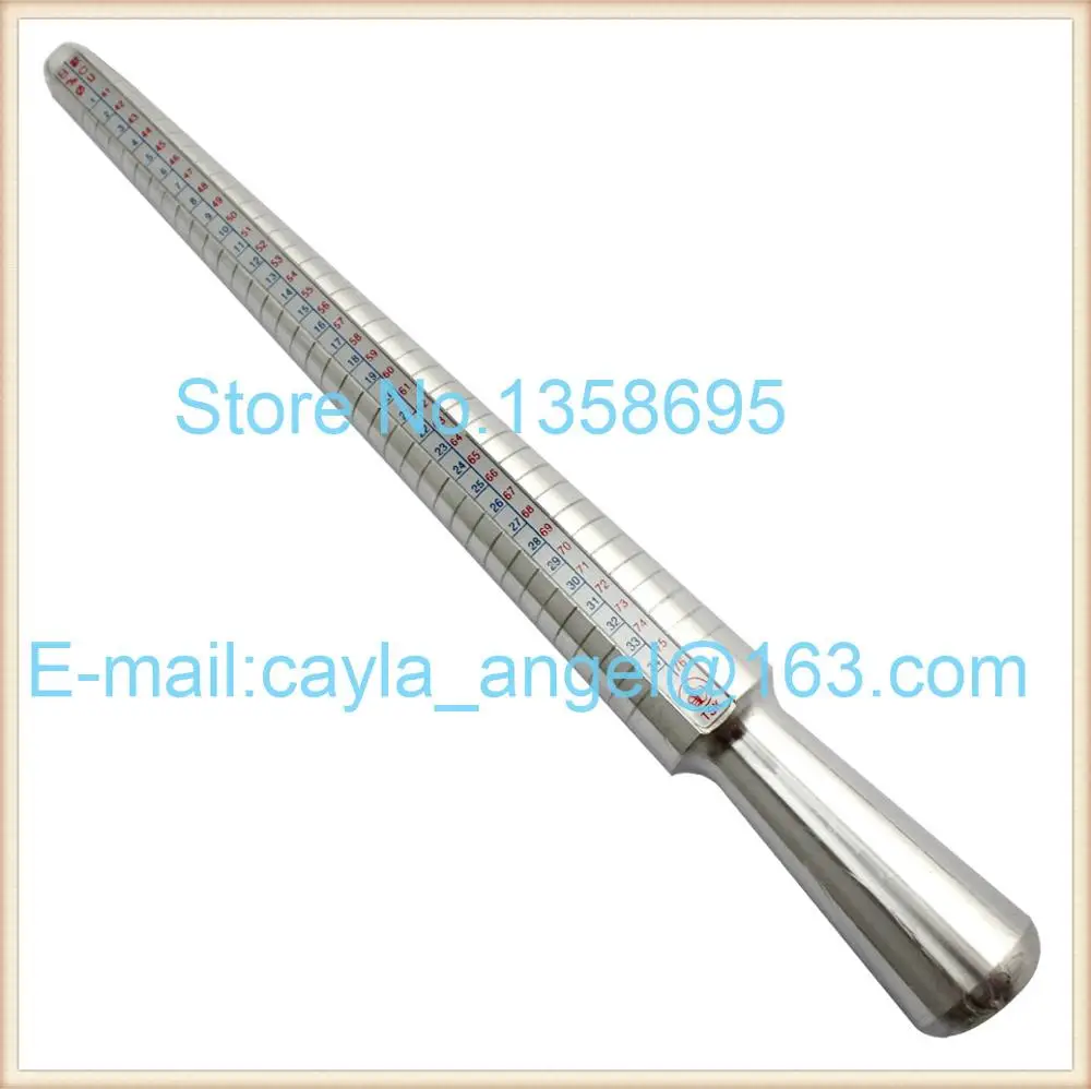

Metal Ring Sizer Stick,4 Scale Measuring Stick EUR/US/JAPAN/ HK Ring Gauge Finger Sizer Jewelry Making Tool Measurer