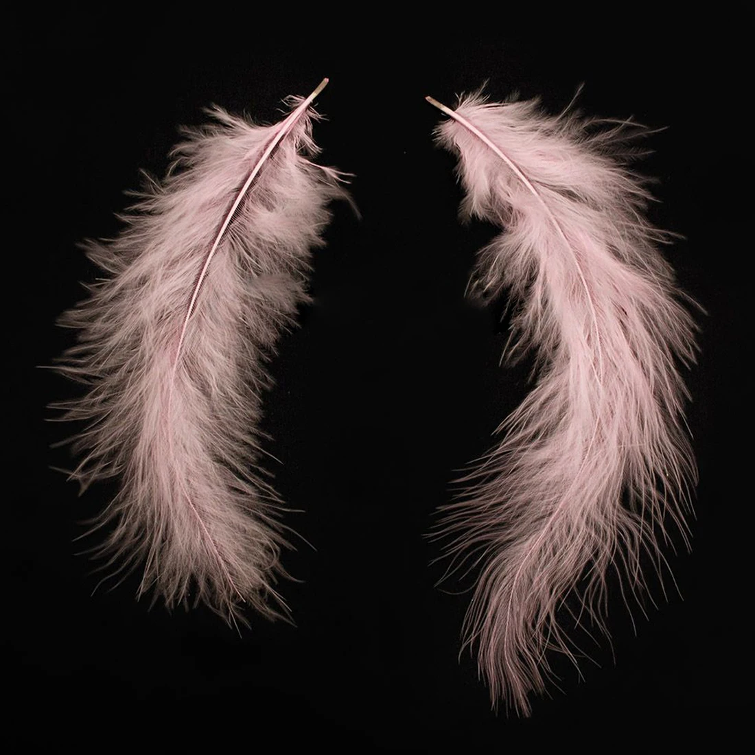 

Practical Boutique 100pcs Fluffy Marabou Feathers Party Wedding Trim Trimming Decor DIY 8-15 cm Pink