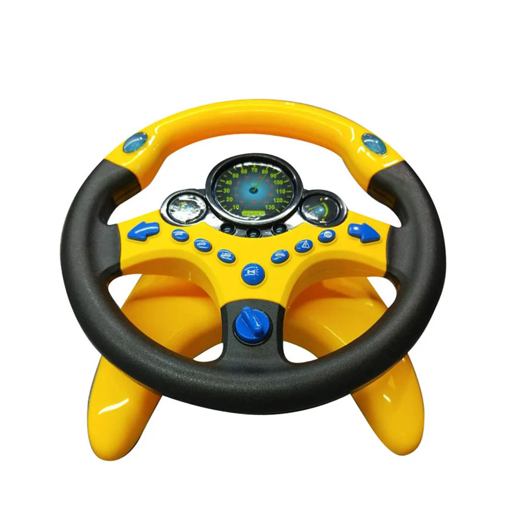 

Simulation Steering Wheel with Light Baby Musical Developing Educational Toys Electronic Vocal Toys for Children Birthday