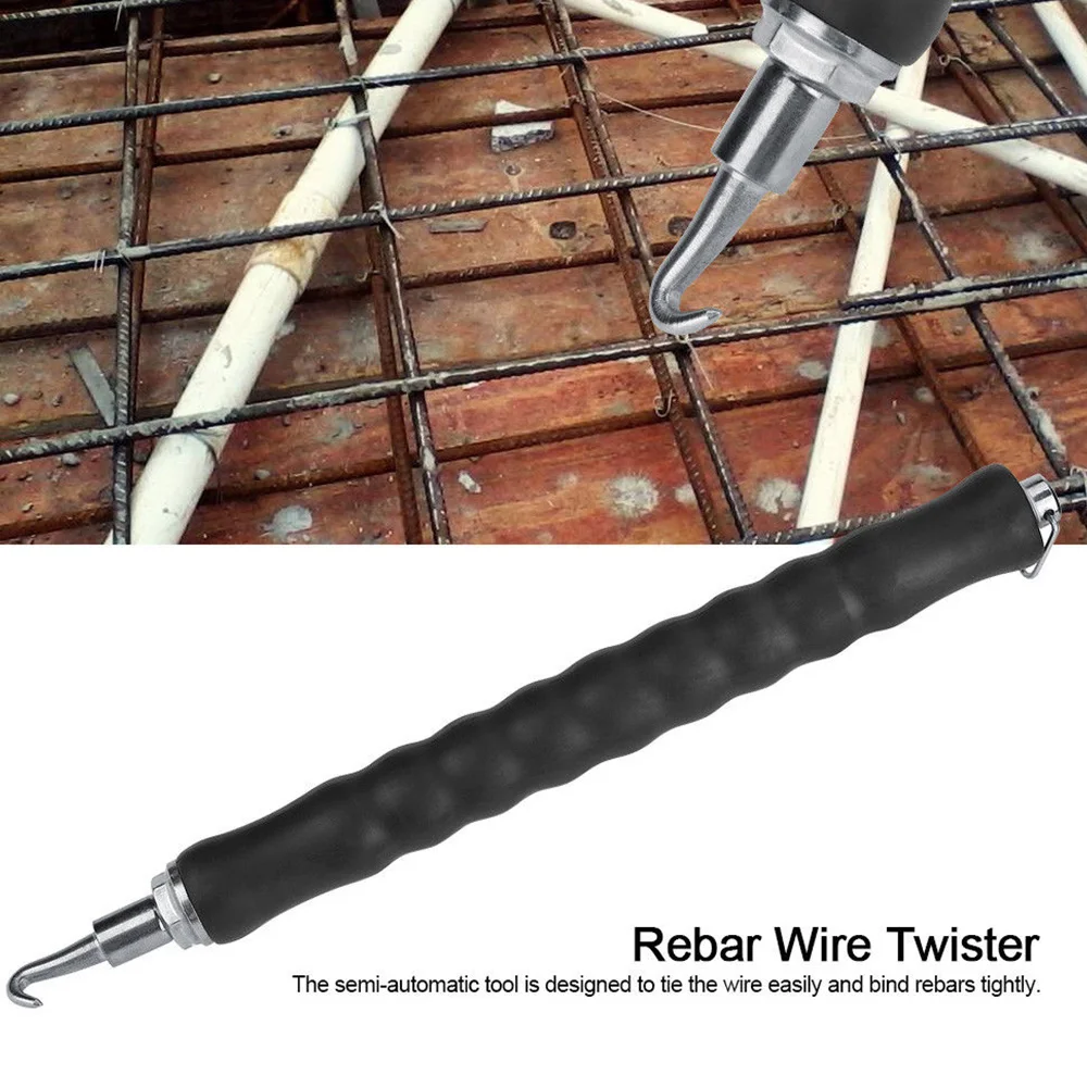

Automatic Steel Bar Binding Hook Rebar Wire Tying ToolsRebar Wire Twister Pull Tie Wire Twister