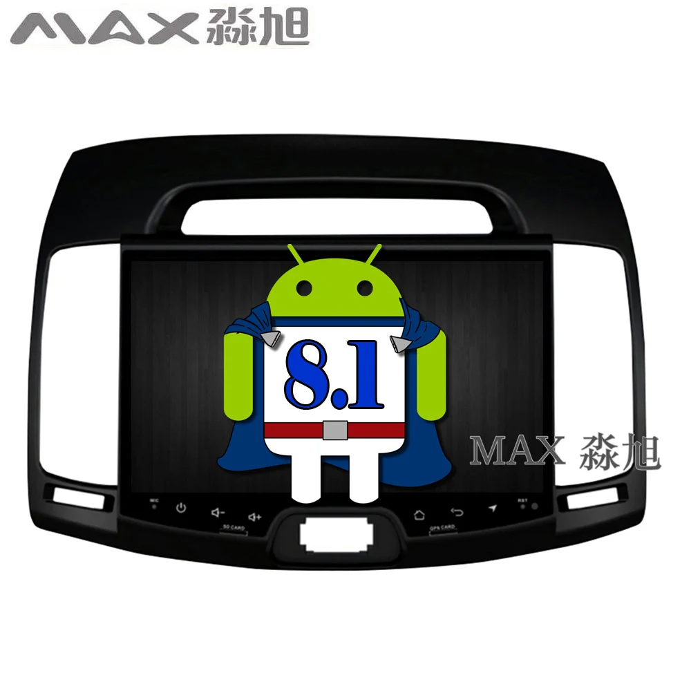 

MAX 2G 32G GPS Navigation Android 8.1 Car DVD Player For Hyundai Elantra 2007 2008 2009 2010 2011 Radio RDS BT 4G WiFi Free Map
