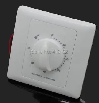 

60 Minutes 220v or 110v Electronic Mechanical Timer Switch Suitable For Timing Control 20pcs/lot