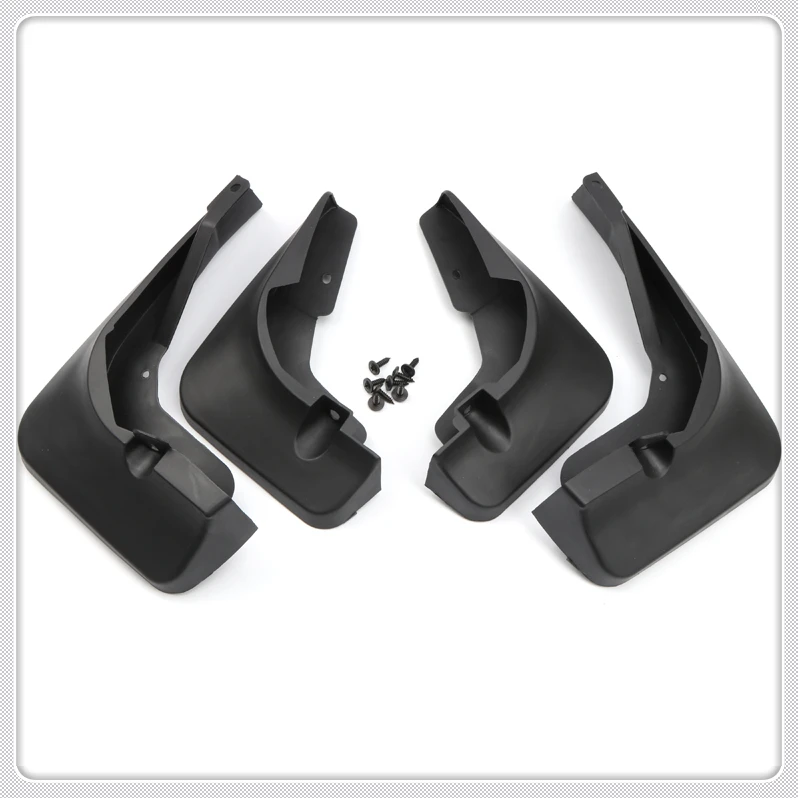 For Ford Focus Front&Rear Car Mudflaps Splash Guards MudGuards Mud Flap 4pcs Plastic Black Auto Accessories