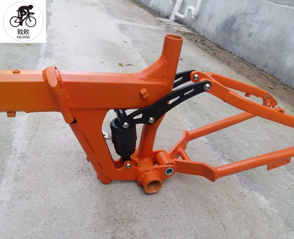 Sale Kaloss  175mm rear hubs   20*4.0 inch soft-tail snow bike frame BB120mm  Folding Fat bike frame   Beach bike  frame 1