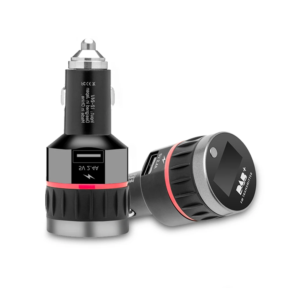 

Car Digital DAB Receiver Cigarette Lighter Interface Car DAB Receiver OLED Display FM Launcher Car Charger Digital Radio