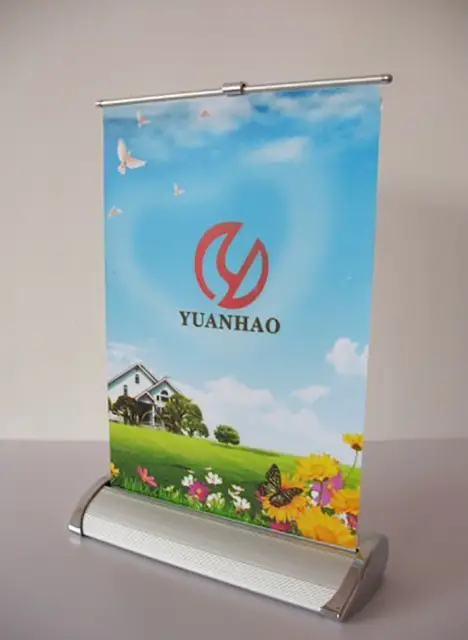 A3 Size High Quality Retractable Banner For Desktop Table Display