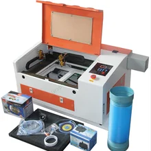 CO2 лазерный гравировальный станок 400*300 мм с 50 Вт трубкой и 50 Вт мощность лазерная гравировальная машина с USB поддержка соты