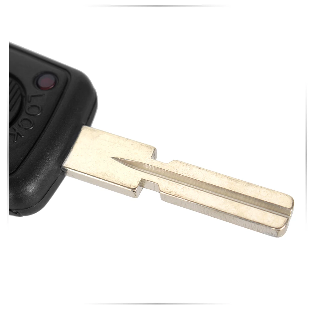 KEYYOU 3 кнопки дистанционного ключа оболочки подходит для BMW E31 E32 E34 E36 E38 E39 E46 Z3 Z4 чехол Fob 3 BTN Uncut Брелок чехол