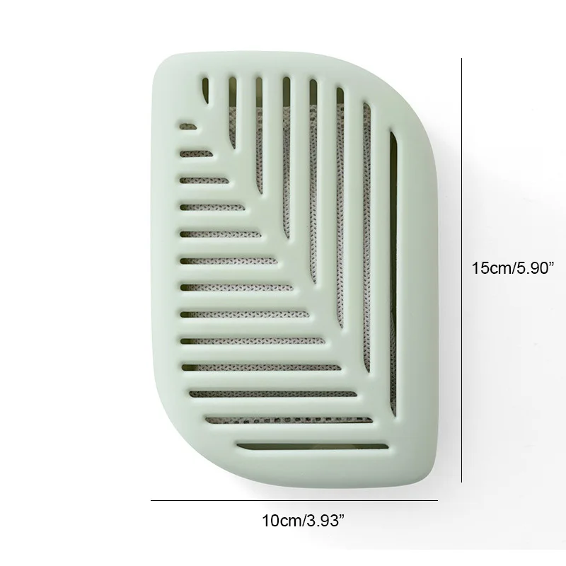 Cute Green Leaf Shape Fridge Refrigerator Air Fresh box Purifier Charcoal Deodorizer Absorber Freshener Eliminate Odors Smell