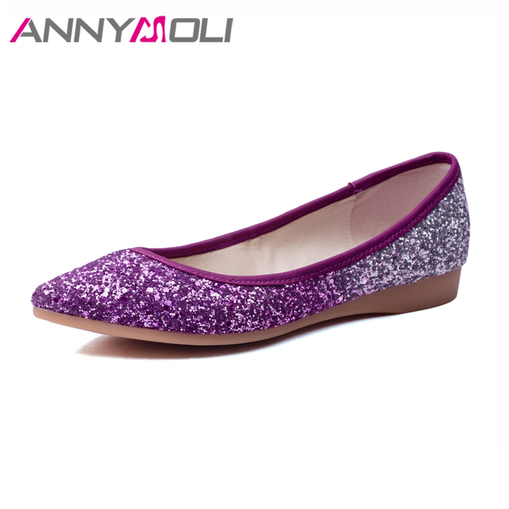ANNYMOLI font b Women b font font b Shoes b font Slip On Flats Boat font