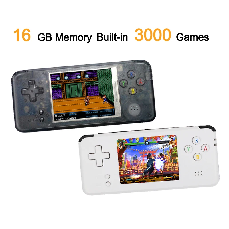 RS-97 de mujer T/clase camisa/Camiseta tipo mujeres de suave camiseta ser amable consola de juegos portátil reproductor de videojuegos de 3,0 pulgadas de pantalla 16 GB portátil reproductor de juegos incorporada de 3000 juegos - 1