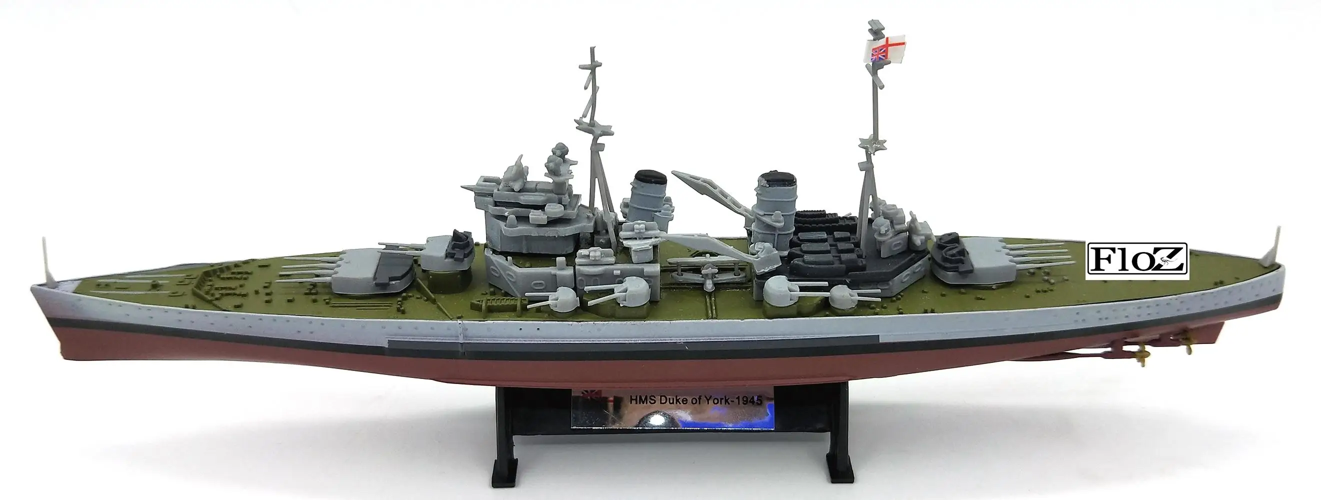 Второй мировой войны HMS Duke of York Королевский морской военный корабль 1/1000 литье под давлением модель корабля