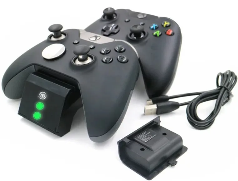 Dual Charger Charging Station Dock+2Pcs 600mAh Battery Pack+USB Charger