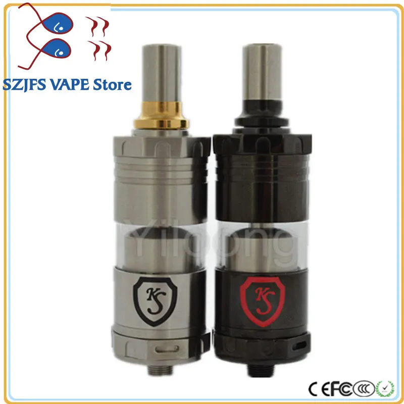 

Original Yiloong Fogger Kaiser RTA 304ss 4ml 22mm 4 posts for coil rebuild Rebuild Vape vs apocalypse Kayfun V5 rta elthund mod
