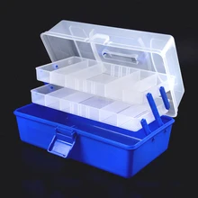 Высококачественный портативный многослойный ящик для рыболовных снастей, хранилище для рыболовных снастей, водонепроницаемый ящик для хранения рыболовных снастей