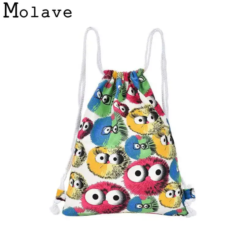 

Naivety Cartoon Printing Drawstring Backpack Unisex Teenage Backpacks Cute Ball Prints Canvas Bag 30S71214 drop shipping