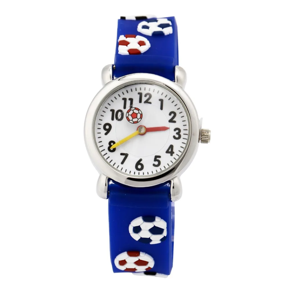 Детские Силиконовые часы бренд WL кварцевые наручные часы детские для девочек и мальчиков водонепроницаемые детские часы модные футбольные Повседневные Reloj
