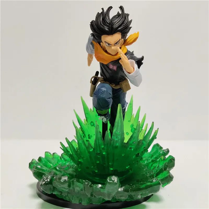 Dragon Ball Z Android 17 Lapis светодиодный 3D DIY фигурка аниме Brinquedos Banpresto мировая фигурка Колизей Juguetes DBZ фигурка