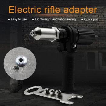 

Electric Pull Rivet Conversion Adapter Rivet Nut Guns Riveting Drill Adaptor Tool Multifunction Accessories Nail Gun Rivets Head