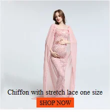 Для беременных Макси Шифоновое Платье телевизор на Топ без Шорты Бесплатная Размеры Разделение Спереди шифон для фотографии платье для baby