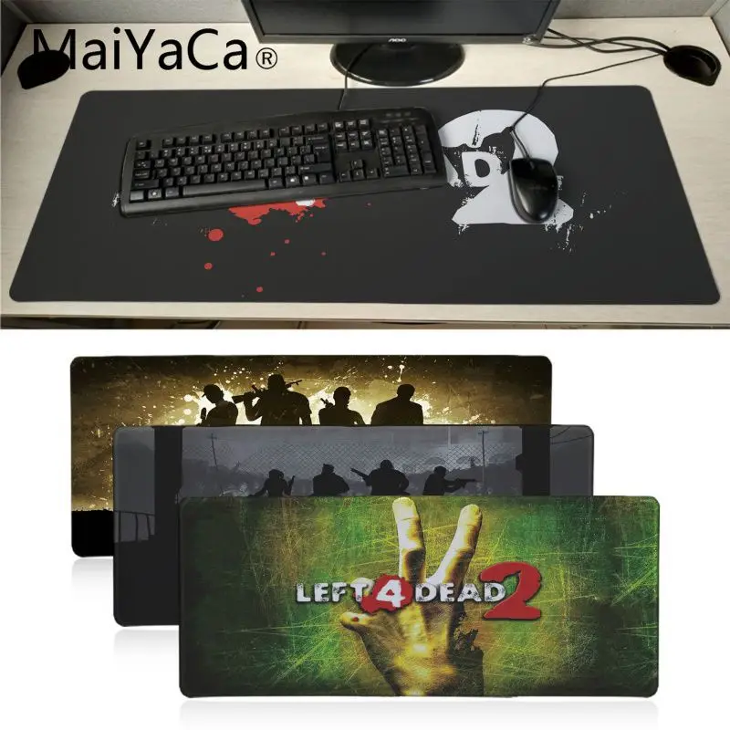 

Maiyaca left 4 dead Anti-Slip Durable Rubber Computermats Gaming Mouse Pad Gamer Game Mouse pad Anime Mousepad mat Speed Version