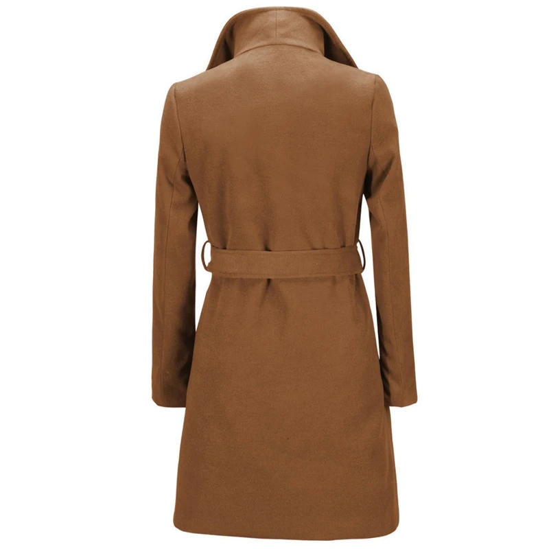 Black Survêtement Wool Pour green Automne Coat Sy1807 khaki Femmes Laine Blend Veste Pc Trench De 2017 Long Casual Dame 1 Vêtements Lâche Nouveau Hiver ZgRq7wxH