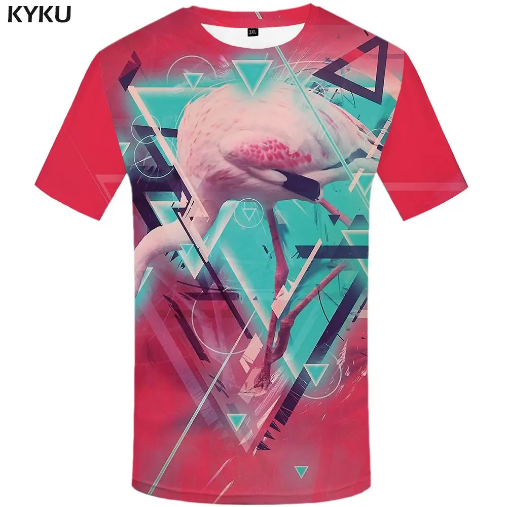 KYKU брендовая футболка с лесом мужские футболки "Сноу" 3d футболка с Луной принтом Harajuku футболка с принтом аниме одежда мужская одежда панк рок - Цвет: 3d t shirt 03