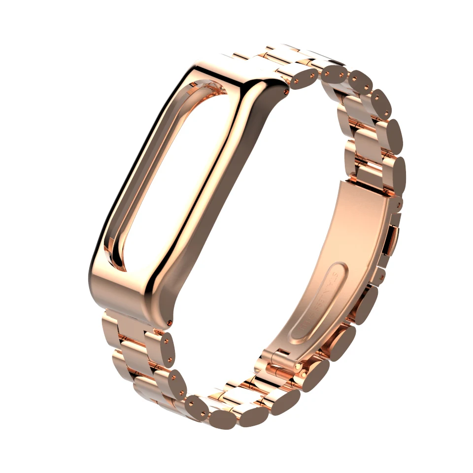 Mijobs Metal Mi Band 2 Strap Bracelet Smart Band Accessories for Xiaomi mi band 2 Strap Stainless Steel Bracelet Mi band 2 Strap
