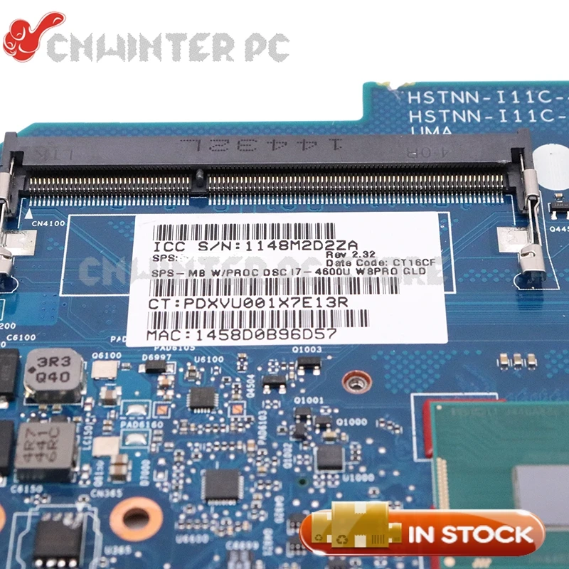 lower price  NOKOTION For HP Elitebook 840 G1 Laptop Motherboard I7-4600U CPU GMA HD4400 Graphics 6050A2560201-M