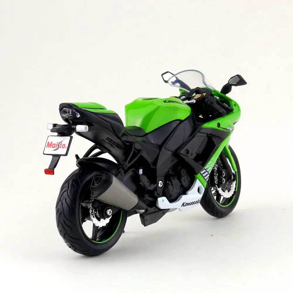 Maisto/1:12 Масштаб/Моделирование литья под давлением модель мотоцикла Игрушка/KAWASAKI Ninja ZX-10R суперкрест/деликатная детская игрушка/воротник