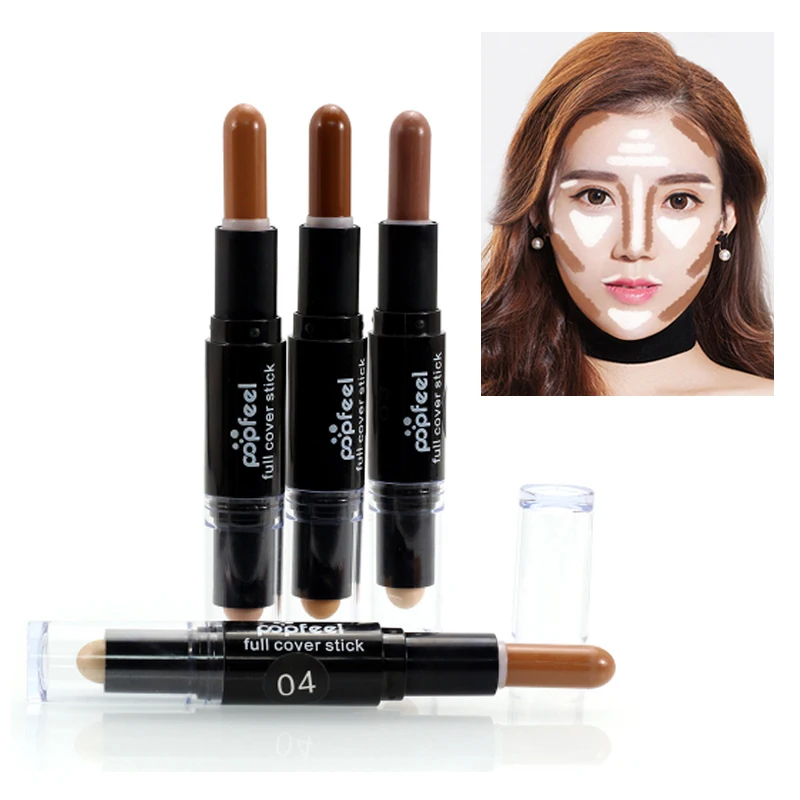 Bronzer And Highlighter Stick Makeup Face Concealer Cream Foundation