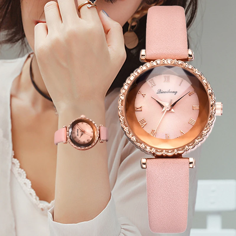 Женские часы Изысканные простые Роскошные модные кварцевые наручные часы лучший бренд женские часы Reloj Mujer браслет женские часы